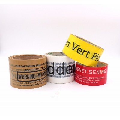 Custom English Logo Printed Colored Adhesive Tape For Sealing and Packing