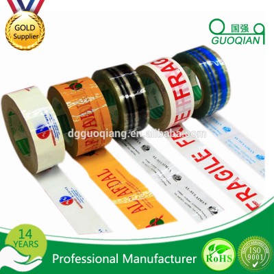 OEM free sample Custom Logo Hot sale products cheap custom logo printed colors opp packing tape for boxing