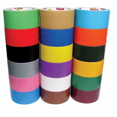 Packing Double Sided Printed Durable Polyester Adhesive Cloth Gaffer Duct Tape