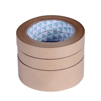 wholesale competitive price logo printed brown kraft paper packaging tape