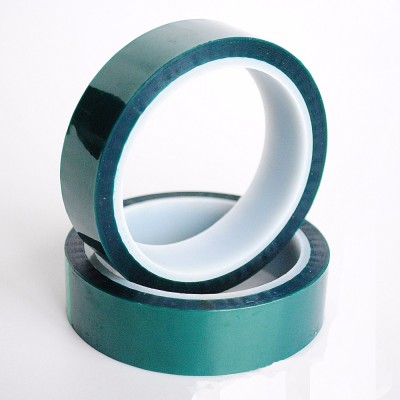 OEM High Temperature Green Polyester Thin Film Substrates Adhesive Tape