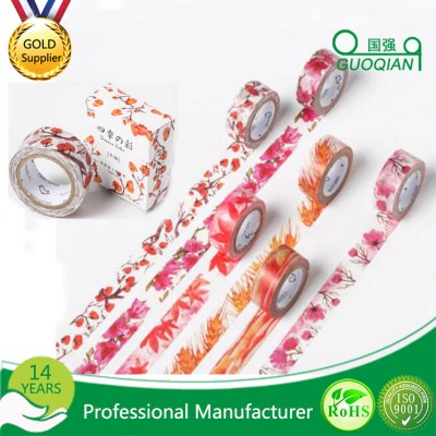 Hot sales Holiday recollections glitter tape use for Masking and DIY Washitape