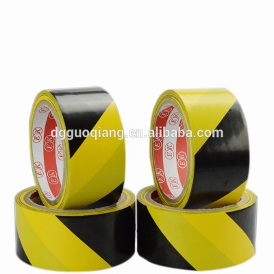 wholesale FREE SAMPLE colorful rubber based pvc floor marking tape used for floor and road warning yellow tape