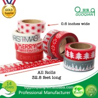 DIY washi masking tape for masking Christmas customized gifts offer rda custom engraved