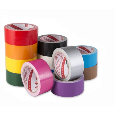 Red / Black/ Yellow 2016 Antistatic Cloth Duct Tape For House Decoration