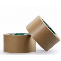 hot sale High viscosity self adhesive reinforced kraft paper gummed tape with custom printed logo